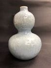 Important Imperial Daoguang mark and period lavender glazed gourd vase