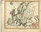 Antique Map of Europe 1815