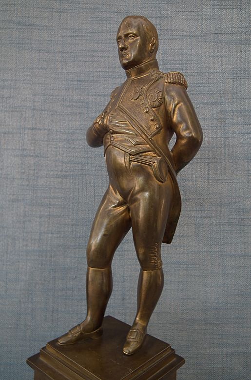 Antique Bronze Sculpture of Napoleon Bonaparte Jean-Auguste Barre