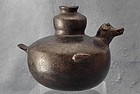 Ancient Colima Pre-Columbian Ceramic Effigy Vessel