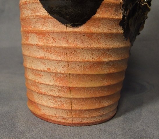 Antique Japanese Sumida Gawa Vase late 19th century