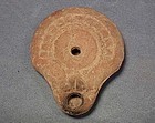 Ancient Imperial Roman Terracotta Oil Lamp 1st-3rd C AD