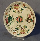 Antique Chinese Famille Rose Hand Painted Enameled Plat