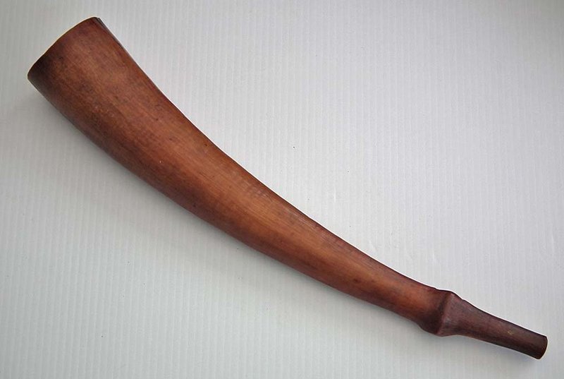 Antique African War Trumpet Lega Congo 19th Century