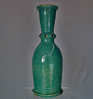 Antique 18th c Islamic Persian Safavid Turquoise Glazed Ceramic Hookah