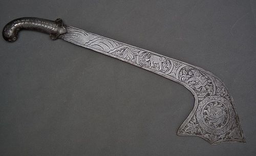 Antique 18th-19th Century Indo-Persian North Indian Sword Kora
