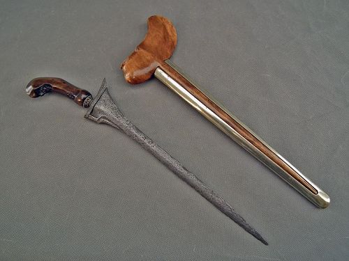 Antique Javanese Indonesian Islamic Sword Dagger Kris Keris