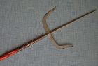 Antique 18th- 19th C Chinese Or Vietnamese Trident Polearm Halberd