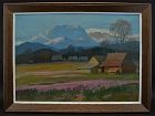 Polish Oil Painting by Michal Stanko Tatra Mountains Landscape Poland