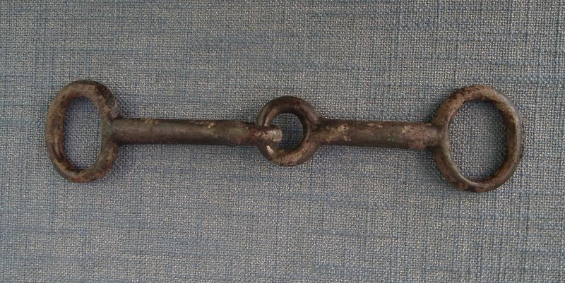 Ancient Chinese Bronze Horse Snaffle Bit Zhou Dynasty 770-476 BC