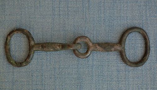 Ancient Chinese Eastern Zhou Dynasty 770-476 Bronze Horse Snaffle Bit