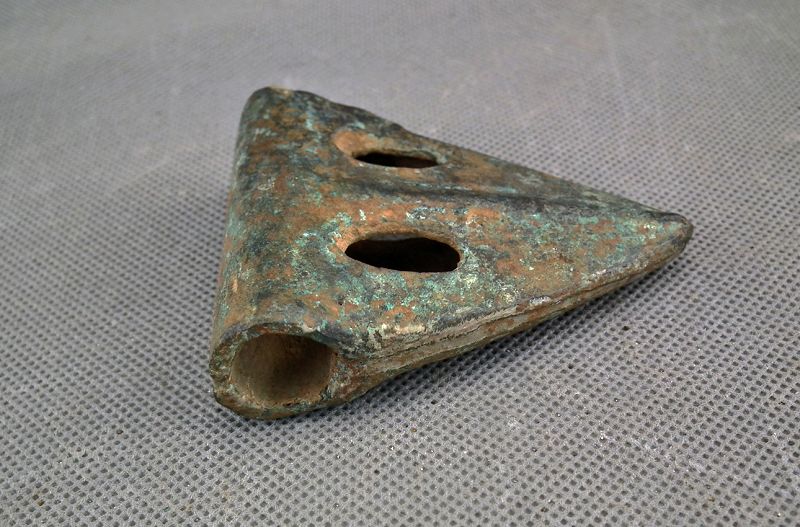 Ancient Egyptian or Canaanite Bronze Duckbill Axe Head 2100– 1500 B.C.
