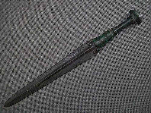 Ancient Bronze Sword Dagger 1200 - 800 B.C. North-Western Asiatic