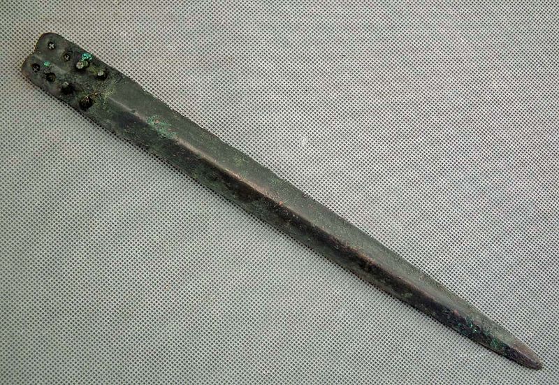 Ancient Canaanite Sword Dagger Holy Land Bronze Age 2300 -2000 B.C.