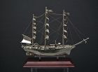 Sterling Silver model of the tall ship Amerigo Vespucci