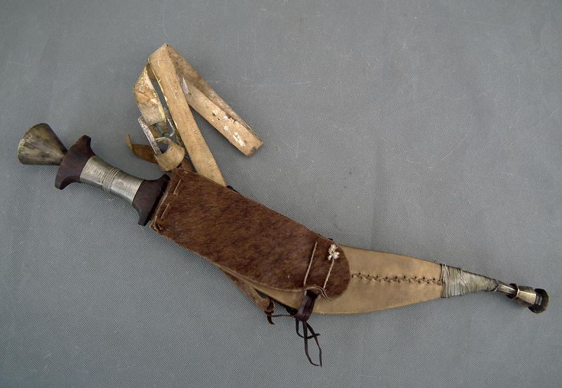 Antique 19th century Islamic Ethiopian Somali Gile short Sword Dagger