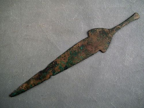 Ancient Mediterranean Greek, Bronze Age 1700 B.C. Sword Dagger