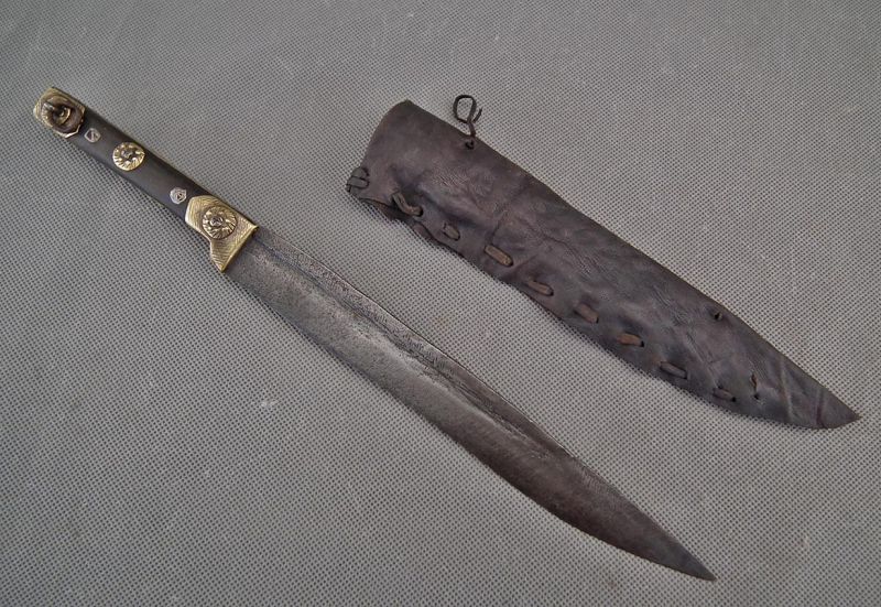 Antique 19th Century Mongolian Dagger Knife  Mongolia