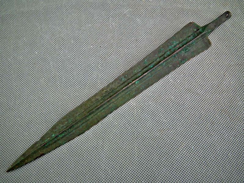 Ancient Bronze Age Anatolia 2000 B.C. Anatolian Hattian Bronze Dagger