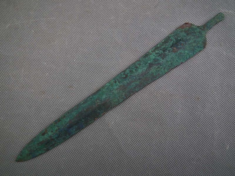 Ancient Bronze Sword Dagger Holy Land Bronze Age 1500 -1200 B.C.