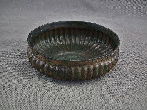 Ancient Armenian Urartian Bronze Libation Wine Bowl Urartu
