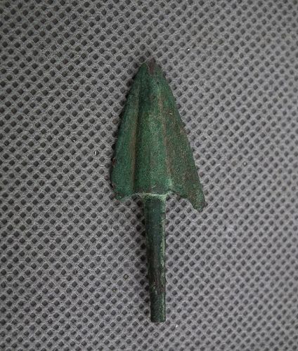 Ancient Greek Mycenaean Bronze Arrowhead 1500 -1100 B.C.