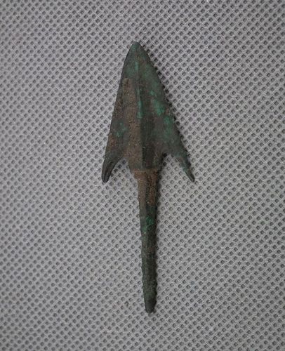 Ancient Greek Mycenaean Bronze Arrowhead Period1500 -1100 B.C.