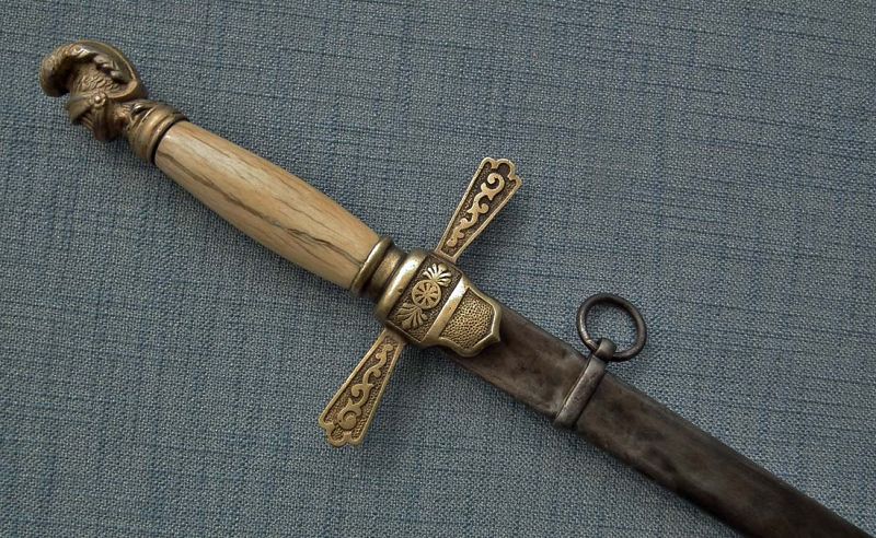 Antique American Civil War N.C.O. Militia Infantry Officer's Sword