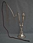 Antique Solid Sterling Silver Islamic Indian Pipe Hookah Huqqa India
