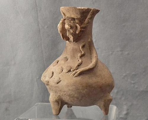 Pre - Columbian Ceramic Figural Vessel pre 1500 AD
