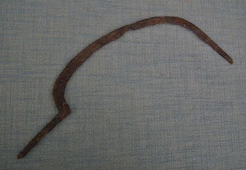 Antique Medieval 12th-15th century A.D. Iron Sickle