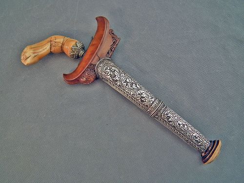 Antique Indonesian Malaysian Malaya Islamic Sword Dagger Kris Keris