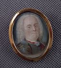 Polish Miniature Portrait Painting Stanisław Leszczyński King Poland