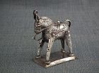 Antique Indian Hindu Silver Horse Kendeh Rao Avatar of Shiva 18th c