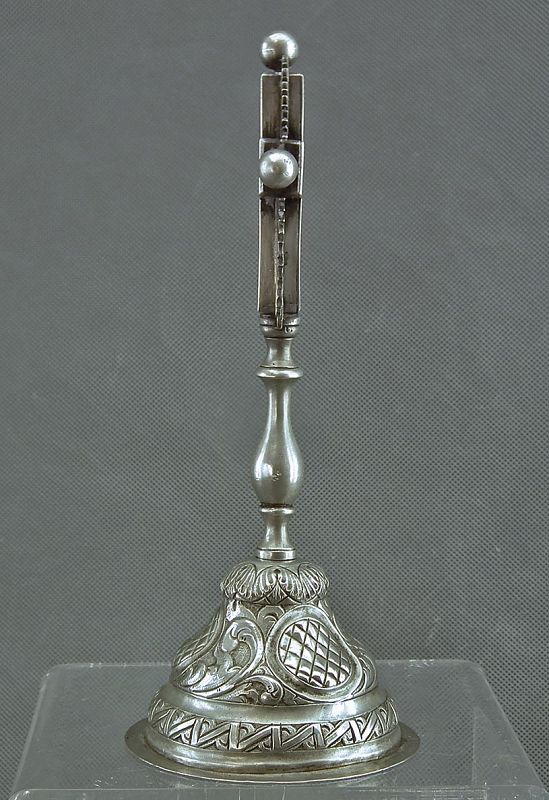 Antique Mount Athos Silver Greek Orthodox Blessing Cross Greece 18th C