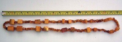 Authentic Natural Butterscotch Egg Yolk Baltic Poland  Amber Necklace