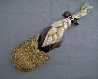 Antique Polish Jewish Sabbath Hat Kupka with Wig Judaica 19th Century