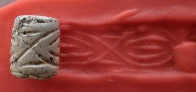 Ancient Near Eastern Stone Cylinder Seal 3300-2900 B.C.