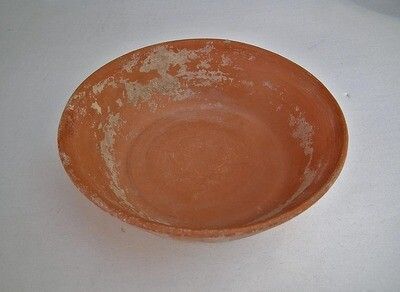 Ancient Roman 2nd-3rd cen AD Red Terracotta Large Bowl Terra Sigillata