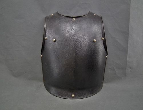 Antique 19th Century French Cuirassier Breastplate Armour Cuirass