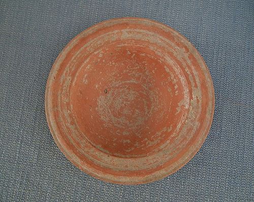 Ancient Roman 2nd-3rd Centuries A.D. Red Terracotta Offering Bowl