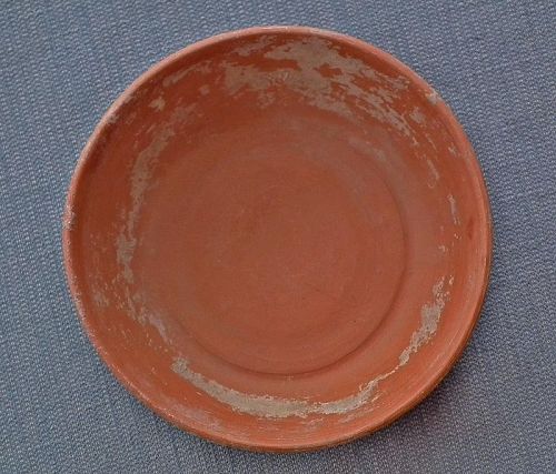 Ancient Roman 2nd- 3rd centuries A.D. Red Terracotta Large Bowl
