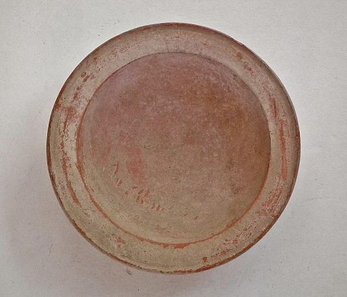 Ancient Roman 2nd - 3rd centuries A.D. Red Terracotta Offering Bowl