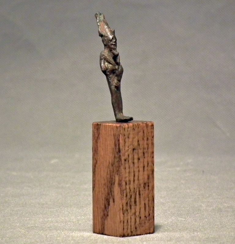 Ancient Egyptian Bronze Figure of Osiris, 664-342 BC
