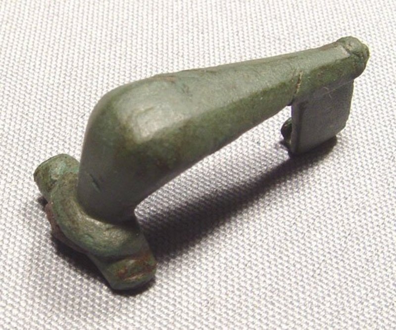 Antique Roman Fibula Bronze Brooch, 1st-3rd ce AD