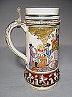 Antique Beer Stein Matthias Girmscheid, 19th century