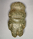 Ancient Axe Figure Mezcala, Pre Columbian (300-100 BC)