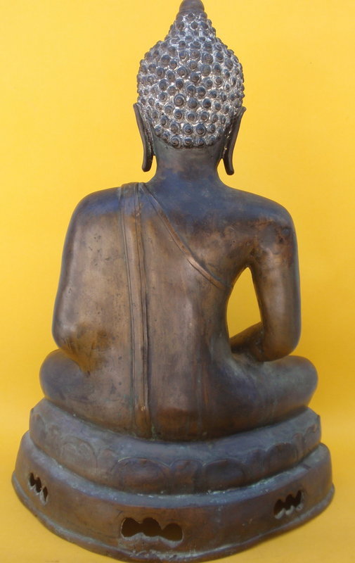 Bronze Antique Buddha South east asian c.1880