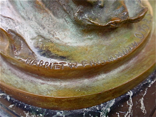 Harriet Frishmuth bronze &quot;Crest of The Wave&quot; Gorham