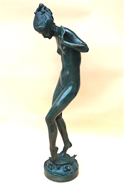 Harriet Frishmuth bronze fountain &quot;Playdays&quot; 1925